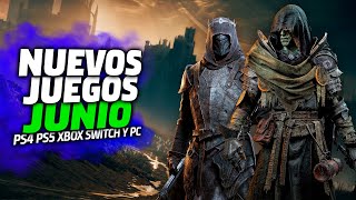 Los Nuevos Juegos de JUNIO 🔥 PS4 PS5 Xbox One Xbox Series 🔥 Switch y PC 🔥 Elden ring [upl. by Lahcym]