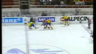 IshockeyVM 19910430 SverigeKanada SWECAN 33 playoff [upl. by Macmullin]