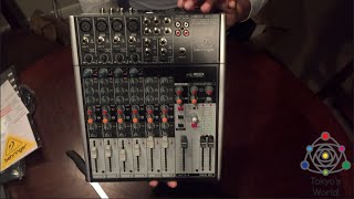 Behringer Xenyx 1204USB 12 Channel USB Mixer Unboxing [upl. by Ahmar]