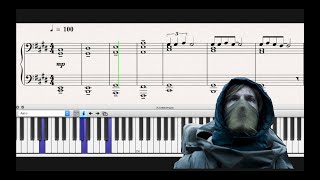 Apparat  Goodbye  Dark Netflix Theme  Piano Tutorial [upl. by Zielsdorf]