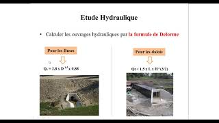 Etude hydrologique et hydraulique  calcul des débits et dimensionner les ouvrages hydrauliques [upl. by Adle592]