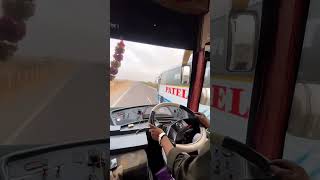 High speed bus overtake luxurybus bus bussid viralshort volvo shorts [upl. by Oznarol]