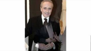 Jose Carreras Sings quotWhite Christmasquot Studio Recording [upl. by Anirec440]