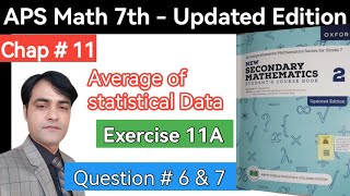 Exercise 11A Question NO 6 amp 7 I Statistical Diagram II New Secondary MathBook 2 updated Edition [upl. by Vano]