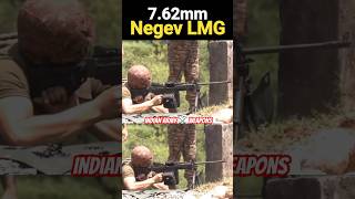 Indian Army ⚔️ weapons  762mm Negev LMG indianarmy military viralvideo [upl. by Witha]