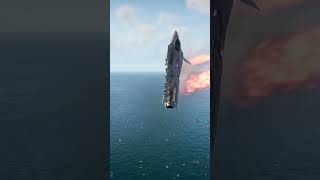 Stunning Graphics Fighter Jet Crashes as Pilot Ejects Over the Sea Just in Time [upl. by Shane304]