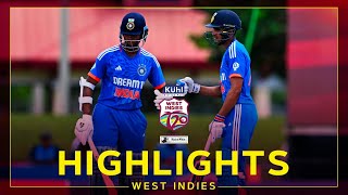 Highlights  West Indies v India  Jaiswal amp Gill Star  4th Kuhl Stylish Fans T20I [upl. by Nabroc]