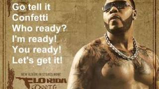 Flo Rida feat David GuettaClub cant handle me Lyrics On Screen [upl. by Levina443]