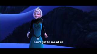 Disney Frozen  Let It Go Song with Lyrics [upl. by Jasmine]