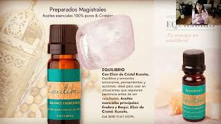 Equilibrio Preparado Magistral de Aromaterapia 🌿🌹 con Elixir de Kunzita rosa 💎❤️‍🩹 [upl. by Charlton]