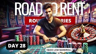 Low Bankroll Roulette Strategy For 100 Every Session 💵 DAY 28 [upl. by Edsel]