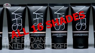 Shades of NARS Pure Radiant Tinted Moisturizer 2022 [upl. by Susana]