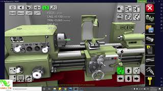 Lathe Simulator Lite Obtener Cero de piezaNUEVO EN DESCRIPCION [upl. by Ahsemak]