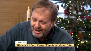 Mästerimitatören Jörgen Mörnbäck quotDärför är politiker kul att imiteraquot  Nyhetsmorgon TV4 [upl. by Leamse]