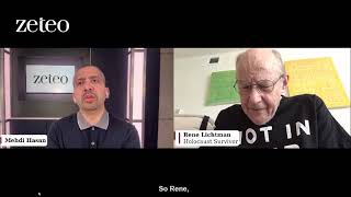 Interview with Holocaust Survivor Rene Lichtman who was banned from speaking by the Zekelman Centre [upl. by Ardnauqal]