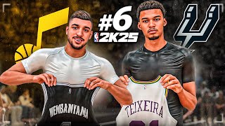 TROCAMOS CAMISA DEPOIS DO JOGO  NBA 2K25 MyCareer Ep6 [upl. by Doownyl]