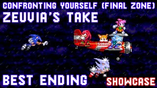 SonicEXE Confronting Yourself Final Zone Zeuvias Take Mod Showcase  Best Ending  FNF [upl. by Issim]