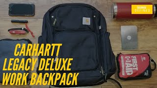 Carhartt Legacy Deluxe Work Backpack Hard Use Rugged Everyday Carry EDC Pack or A Backpack Dinosaur [upl. by Atews]