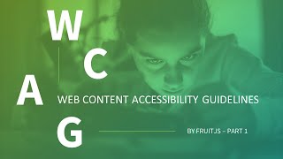 WCAG  Web Content Accessibility Guidelines 21 [upl. by Drageruaeb]