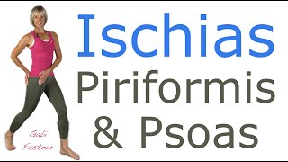 🐋 20 min schmerzfreier Ischias Piriformis trainieren und Psoas dehnen  ohne Geräte auf der Matte [upl. by Adnana]