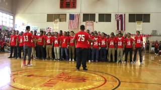 Lahainaluna High School Varsity amp JV Football Alma Mater [upl. by Prochora]