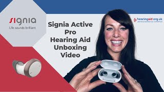 Signia Active Pro Hearing Aids Unboxing Video signiaactivepro unboxingvideo  Hearing Aid UK [upl. by Asiralc]