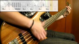 Mudvayne  Dig Bass Cover Play Along Tabs In Video [upl. by Akimyt]