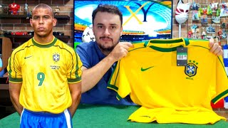 CAMISA DA SELEÃ‡ÃƒO BRASILEIRA COPA DE 1998 I UNBOXING E DETALHES [upl. by Etoile]