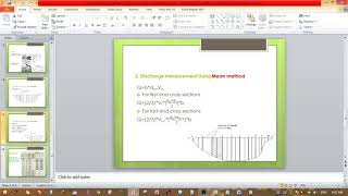 Discharge Stream flow Measurement Methods  MidSection and MeanSection Methods [upl. by Davy]