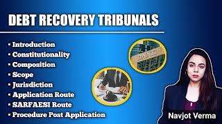 Debt Recovery Tribunal  SARFAESI Act  RDDBFI Act  DRT  DRAT  Debt Recovery Appellate Tribunal [upl. by Ynnattirb]