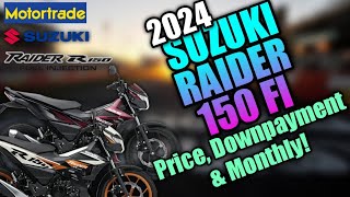 SURE KANA BA SUZUKI RAIDER R150 FI  20232024 Price and Installment update  crisridemotovlog [upl. by Ecnahc330]