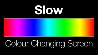 Slow colour changing screen  Lighting effect [upl. by Cherish]