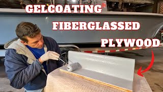 Gelcoating Fiberglassed Plywood DIY Like a Pro [upl. by Bessie]