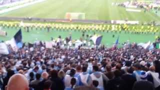 Finale di partita in curva NORD APOTEOSI DEI TIFOSI DELLA LAZIO ROMA  LAZIO 0 1 [upl. by Berk]