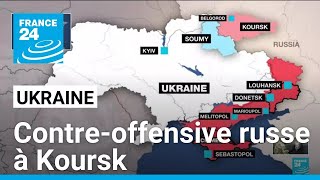 Contreoffensive russe à Koursk  Moscou dit avoir repris 10 localités aux Ukrainiens [upl. by Leonelle]