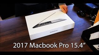 2017 Macbook Pro 15quot Unboxing i7 29GHz Radeon Pro 560 512GB SSD 16GB RAM [upl. by Sanoj97]