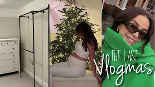 New closet maternity shoot amp my last video of 2022 Farewell Vlogmas [upl. by Eatnuahs598]