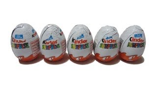 5 Kinder Surprise Eggs Unboxing HobbiesHobbies [upl. by Ramak]