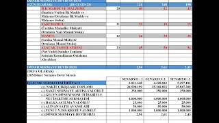 KALDIÄIMIZ YERDEN DEVAM EDECEÄÄ°M FÄ°NANSAL TABLOLAR CHEK UP [upl. by Atinnek]