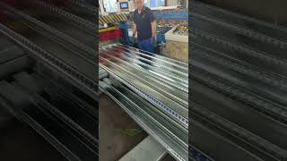 Galvanized Steel Decking Inside the Factory [upl. by Gide134]