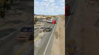 Realistic Highway Car Crashes 32  BeamNGdrive [upl. by Caves]