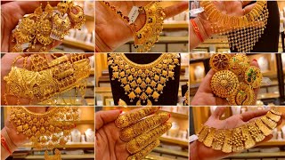 10gram থেকে mantasa necklace ring chik earring under 1lakh gold design with pricemodernguineahou [upl. by Nonnahsed]