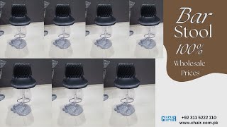 Bar Stool  Black Color Bar Stool For Sale  100 Imported Bar Stool [upl. by Eniamerej]