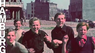 Hamburg 1948  Einzigartige Filmaufnahmen in Farbe und HD [upl. by Dajma]