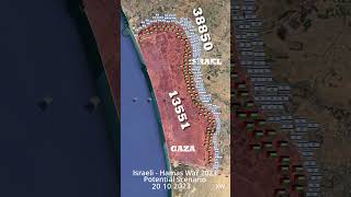 Israeli  Hamas War Animated Map 2023 [upl. by Avlem94]