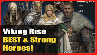 Viking Rise Best Heroes  Viking Rise Best amp Strong Heroes  Viking Rise Gameplay [upl. by Serilda]