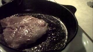 Cast iron steak simple how to recipe [upl. by Dmitri422]