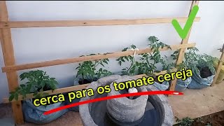 cavalete para tomate🍅 cereja🍒 [upl. by Odlopoel]