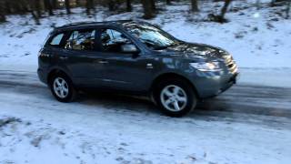 Hyundai santa fe test in ice road [upl. by Desma519]