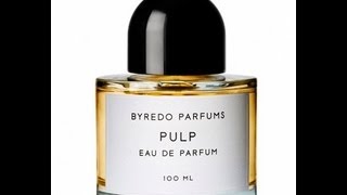 Byredo Pulp unisex fragrance review By Boo 2013 [upl. by Rovaert694]